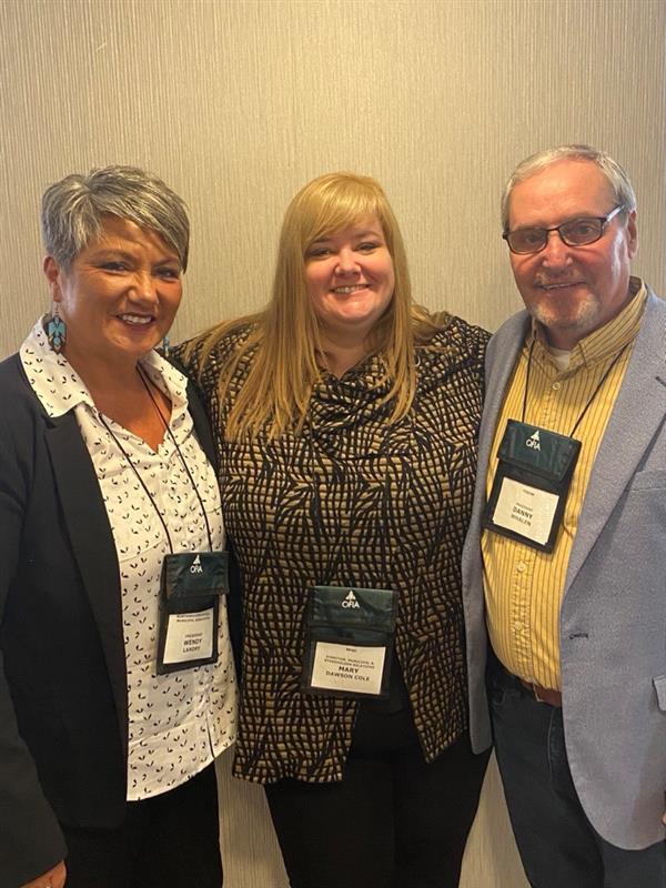 Pictured: (Left to Right) NOMA President, Wendy Landry, MPAC’s MSR Director, Mary Dawson-Cole and FONOM President, Danny Whalen.