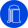 outline of a grain elevator
